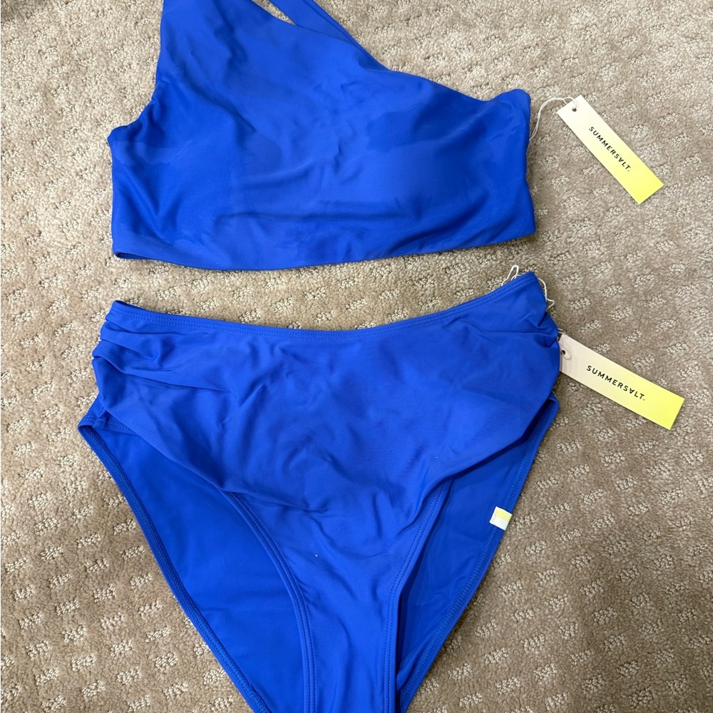 Summersalt Women's Vibrant Blue Bikini Set